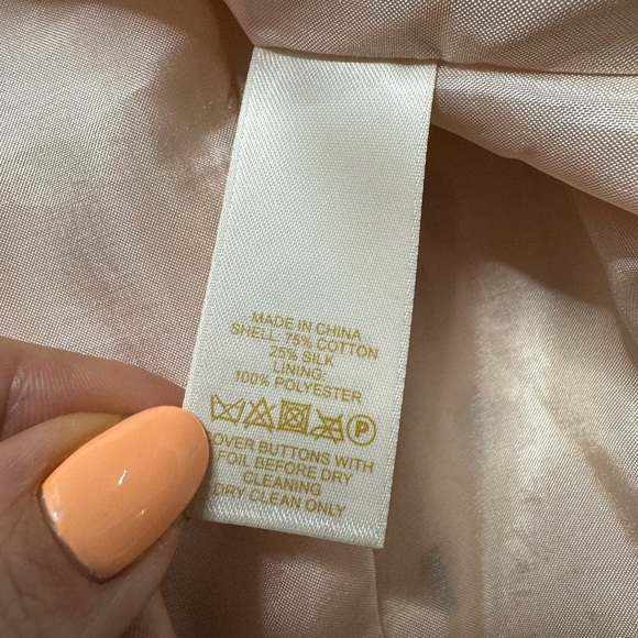 Kate Spade Cream and Black Spotted Pea Coat - Picture 8 of 9